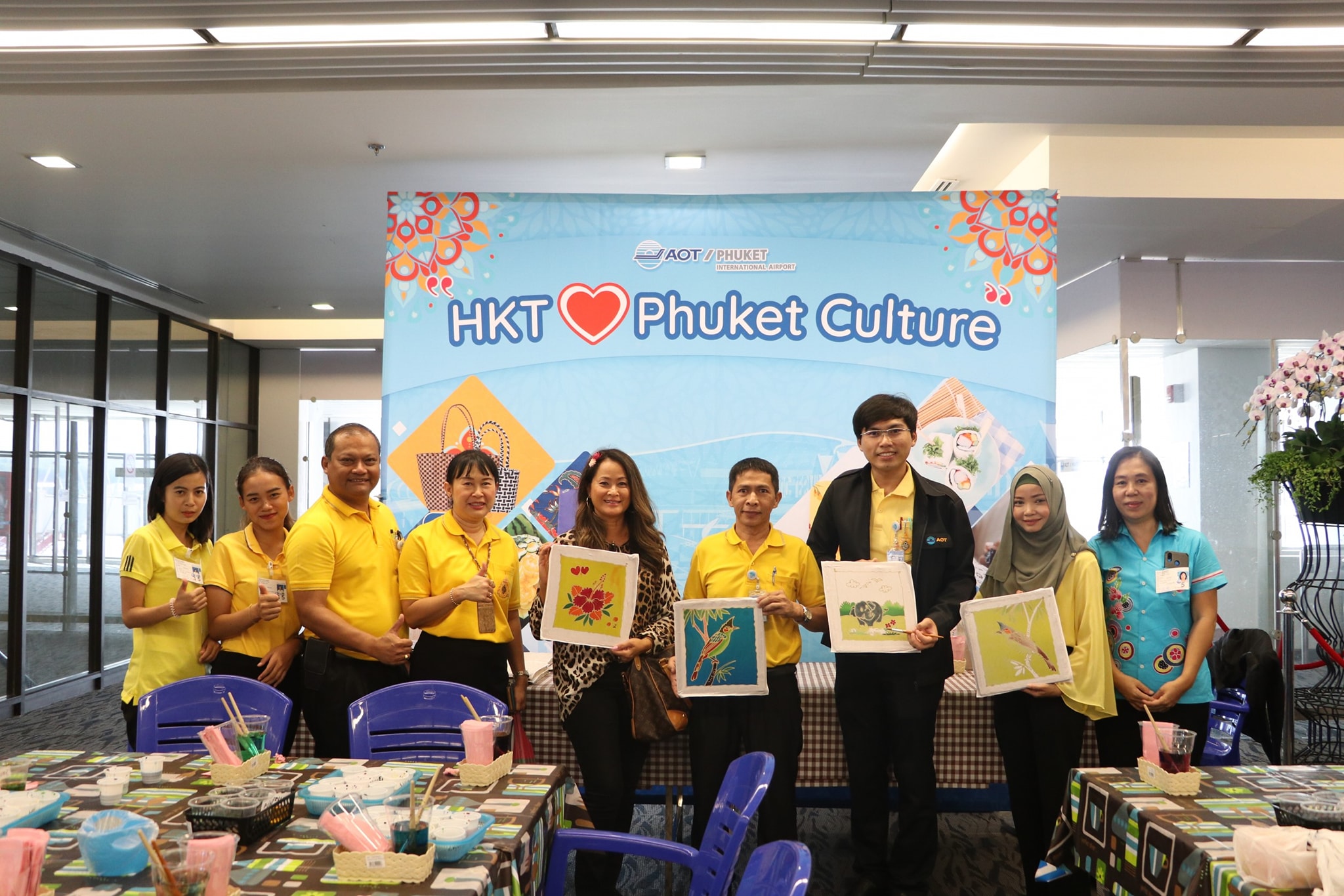 ท่าอากาศยานภูเก็ตจัดกิจกรรมโครงการ HKT Love Phuket Culture ประจำปี 2562